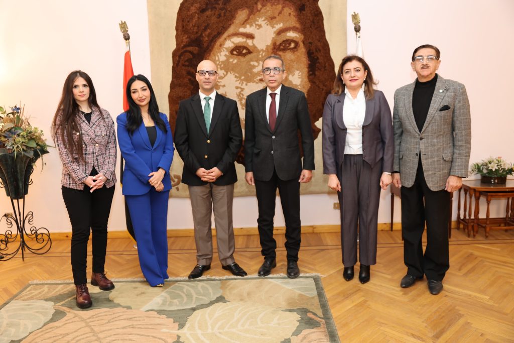 “Jordanian Cultural Attaché Honors Dean of the College of Oral and Dental Surgery at Misr University for Science and Technology”